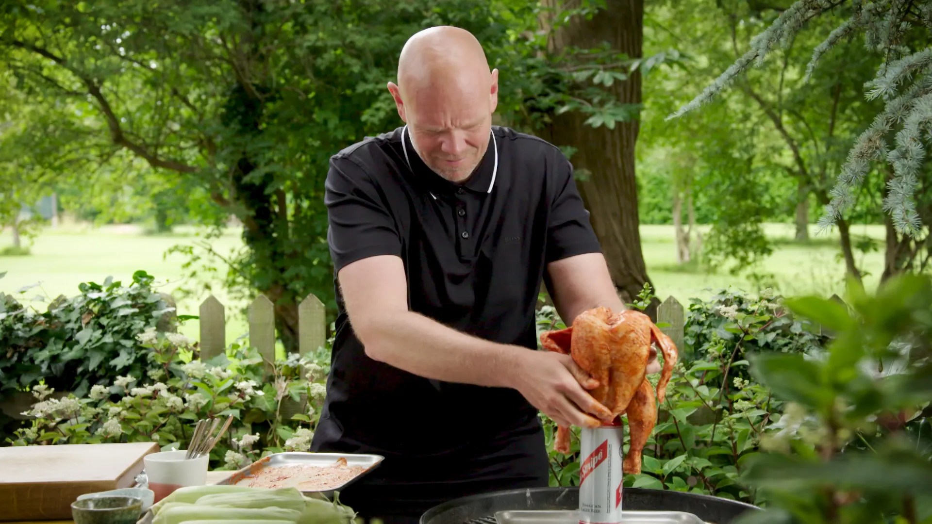 Toms Kerridge Beercan Chicken BarBeQuick