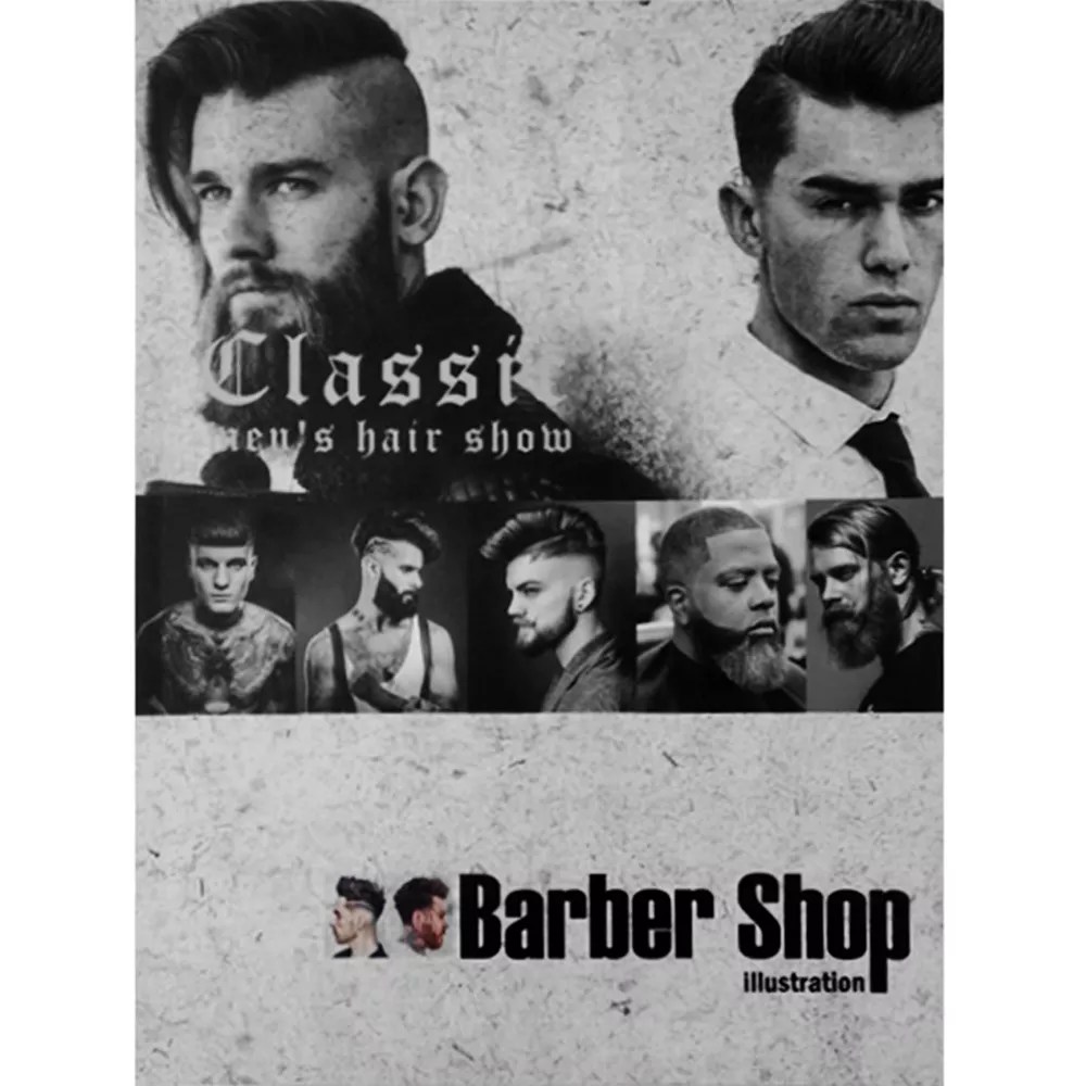 Barber Hairstyle Guide Poster