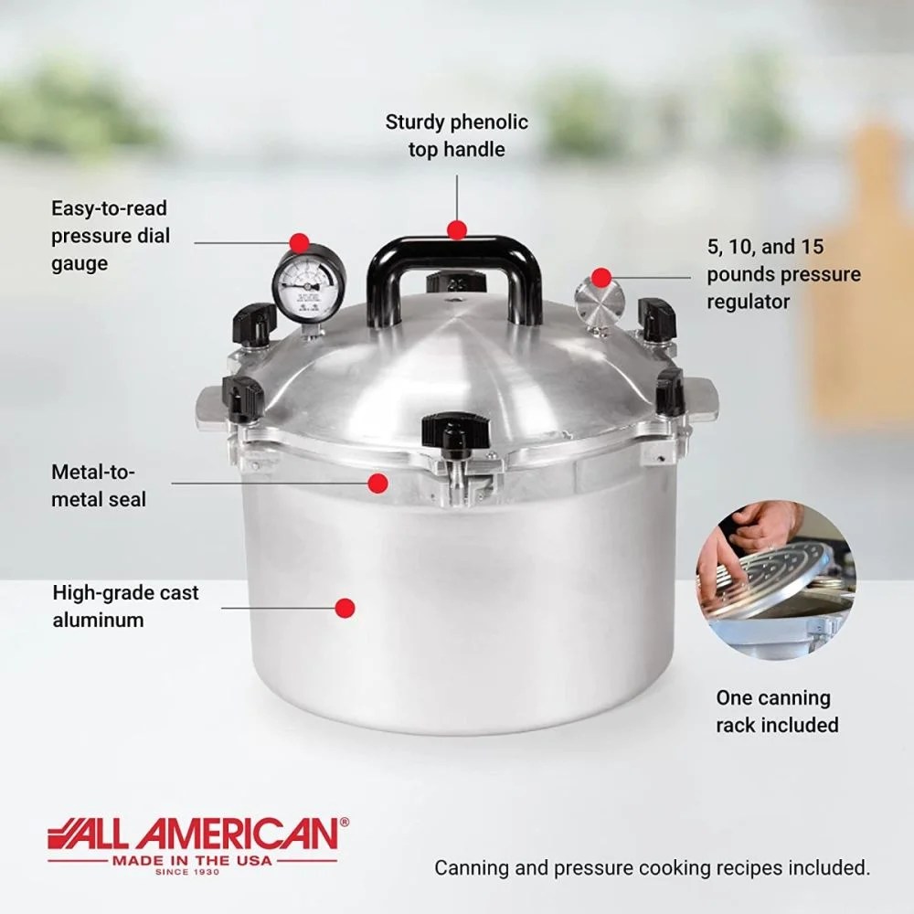 All American 915 15 Quart Pressure Canner Cooker Barb's Kitchen