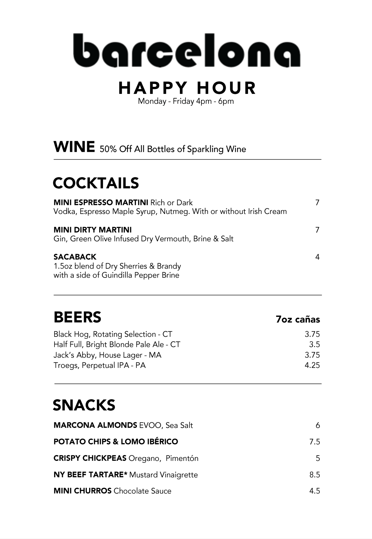 Norwalk Barcelona Wine Bar