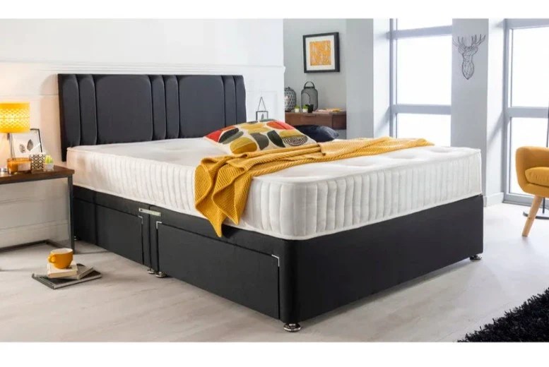 Lotus Divan Bed Set with Drawer and Mattress Options Barclay Beds