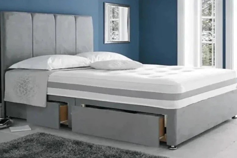 Cannon Divan Bed Set with Drawer and Mattress Options Barclay Beds