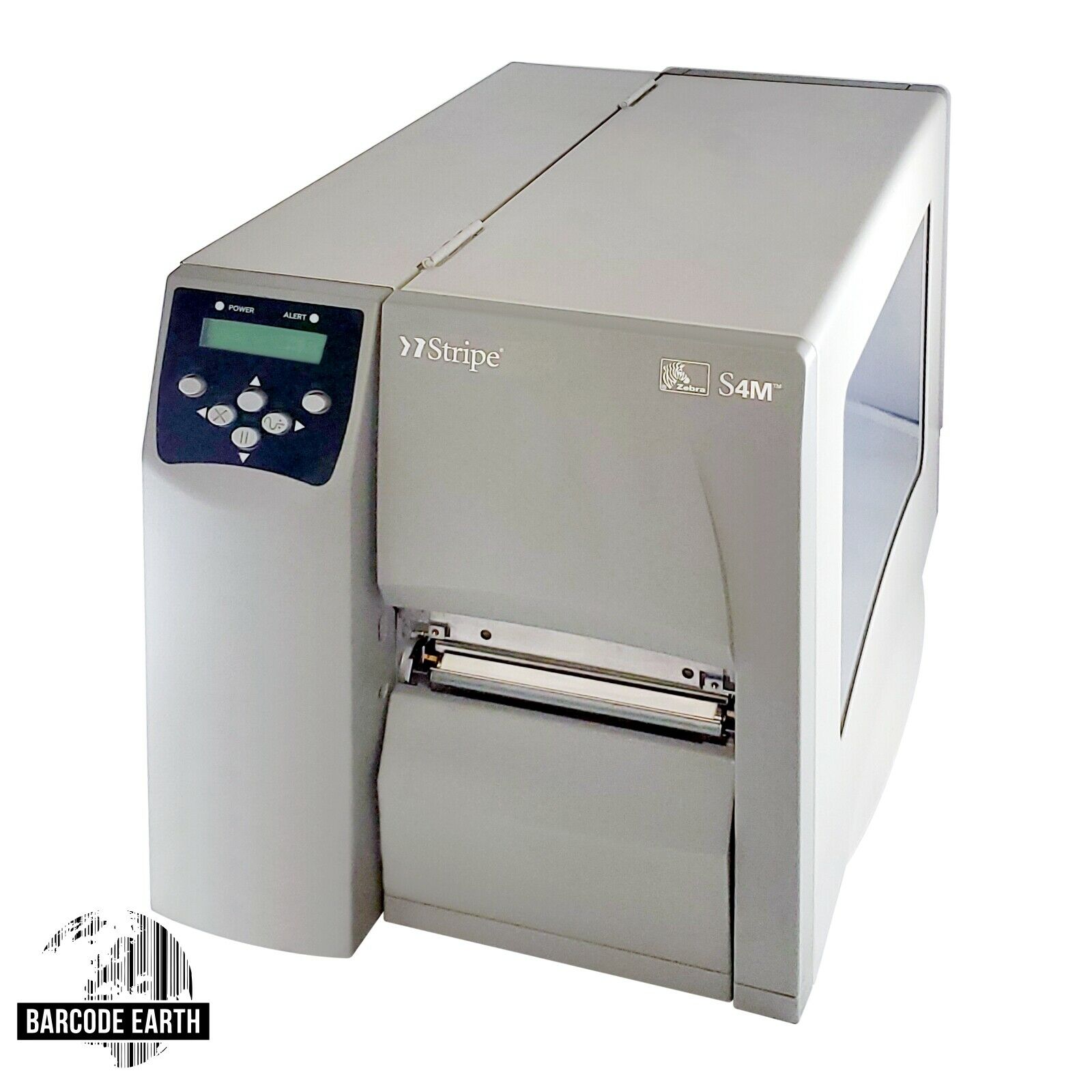 Zebra Stripe S4M Thermal Printer S4M0020010200D w/ Power, and USB Cables! Barcodeearth