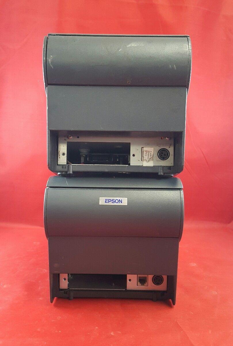 Micros Epson TMT88IV Model M129H POS Thermal Receipt Printer; Lot of 2