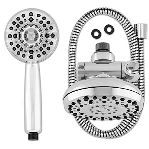 UPC 073950253710 Waterpik XMT633E High Pressure 6Mode Rain Shower