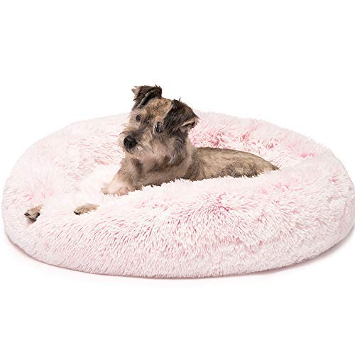 UPC 086569150530 Friends Forever Fluffy Pink Dog Bed for Pet Comfy