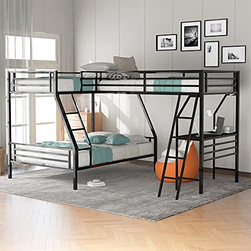 UPC 834784007074 MERITLINE Twin Over Full Bunk Bed Frame for Kids