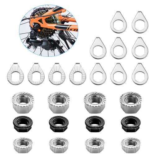 UPC 658360152008 Syocsek 24PCS Bike Nuts and Safety Washers, M8 M9.5