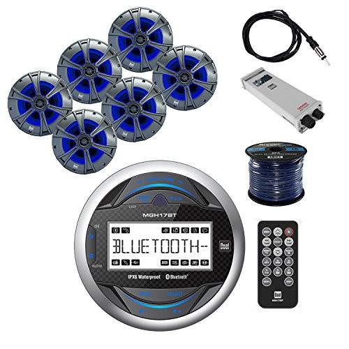 UPC 728120479710 Dual Gauge Hole Mount MP3 USB Bluetooth Receiver W