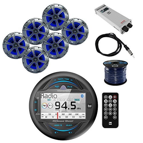 UPC 728120479710 Dual Gauge Hole Mount MP3 USB Bluetooth Receiver W