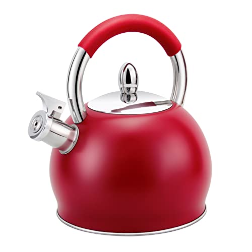 UPC 736961409063 HRHongRui Whistling Tea Kettle for Stove Top Stainless Steel Tea Pot with