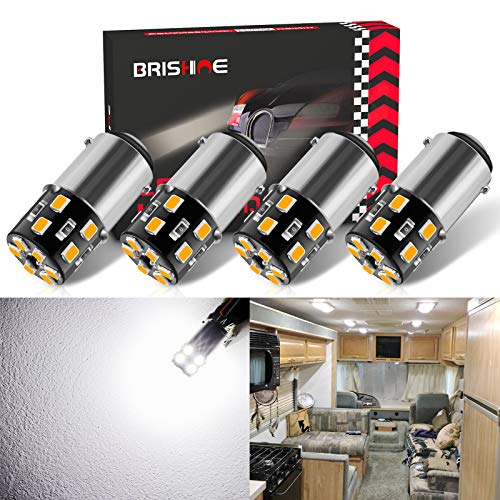 UPC 793610100627 BRISHINE 4PCS BA15D 1142 Interior LED Light Bulbs