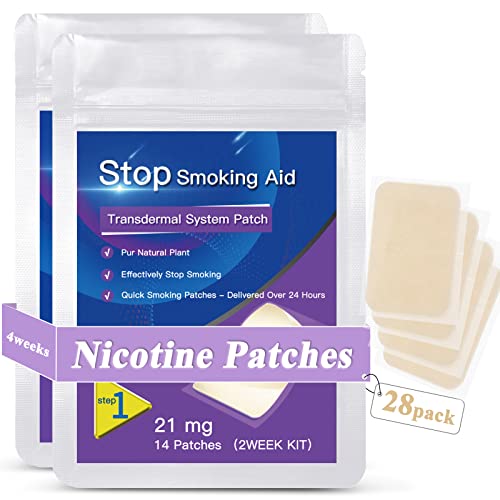 UPC 796103611303 28 Packs 21mg Nicotine Patches, Step 1 Stop Smoking Patches to Help Quit