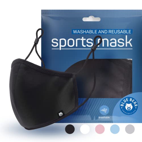 UPC 810059112902 Blue Bear Protection Sports Mask, Sports Face Mask, Adjustable Face Mask