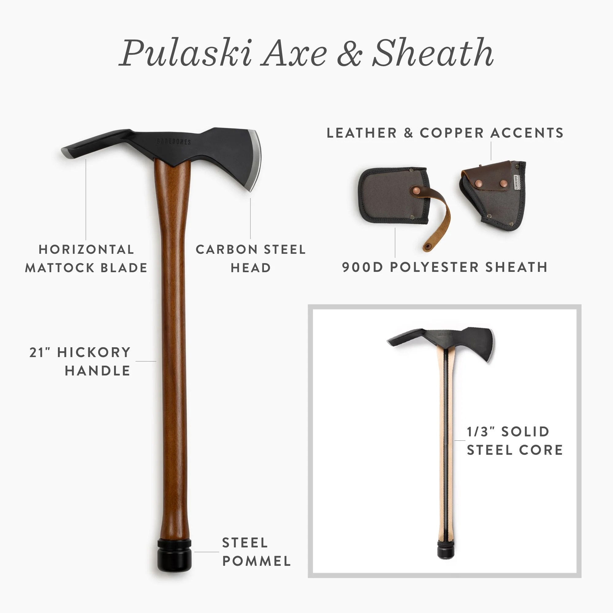 Pulaski Axe Shop The Ideal Chopping & Felling Axe Barebones