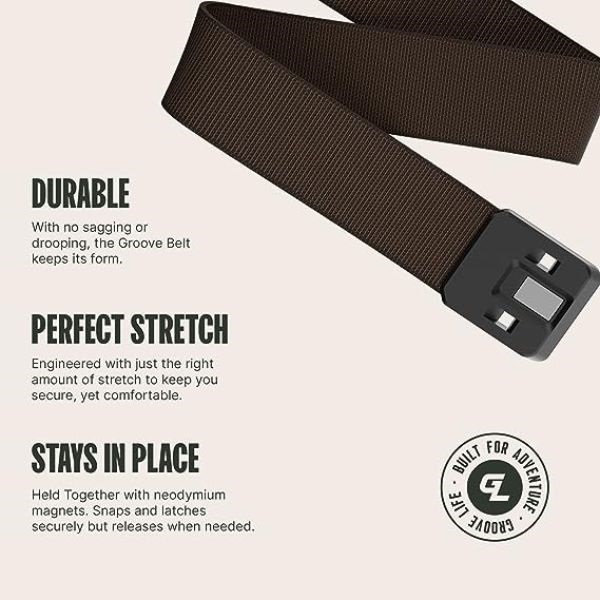 Groove Life Belt Brown/Gun Metal Barebones Workwear