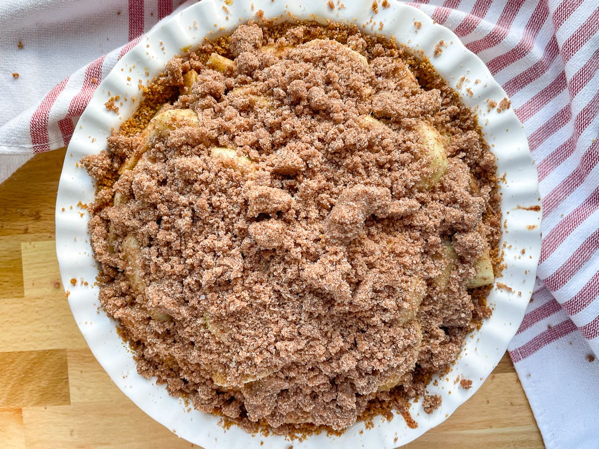 Apple Pie With Graham Cracker Crust Barefoot In The Pines