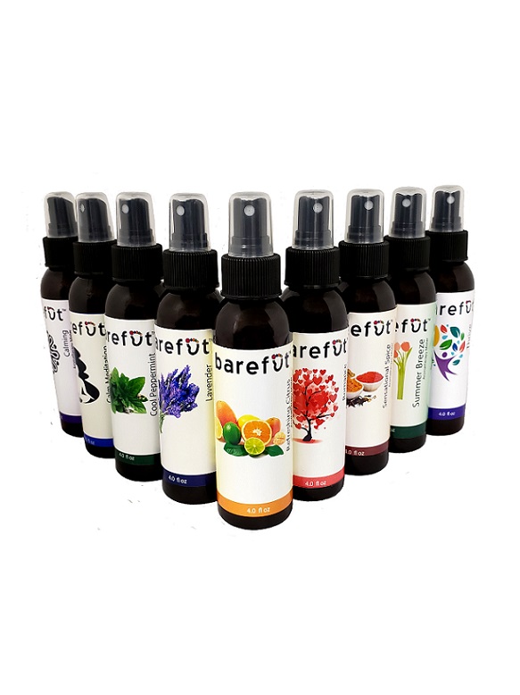 Aromatherapy Spray Essential Oil Misters Barefut Essential Oils