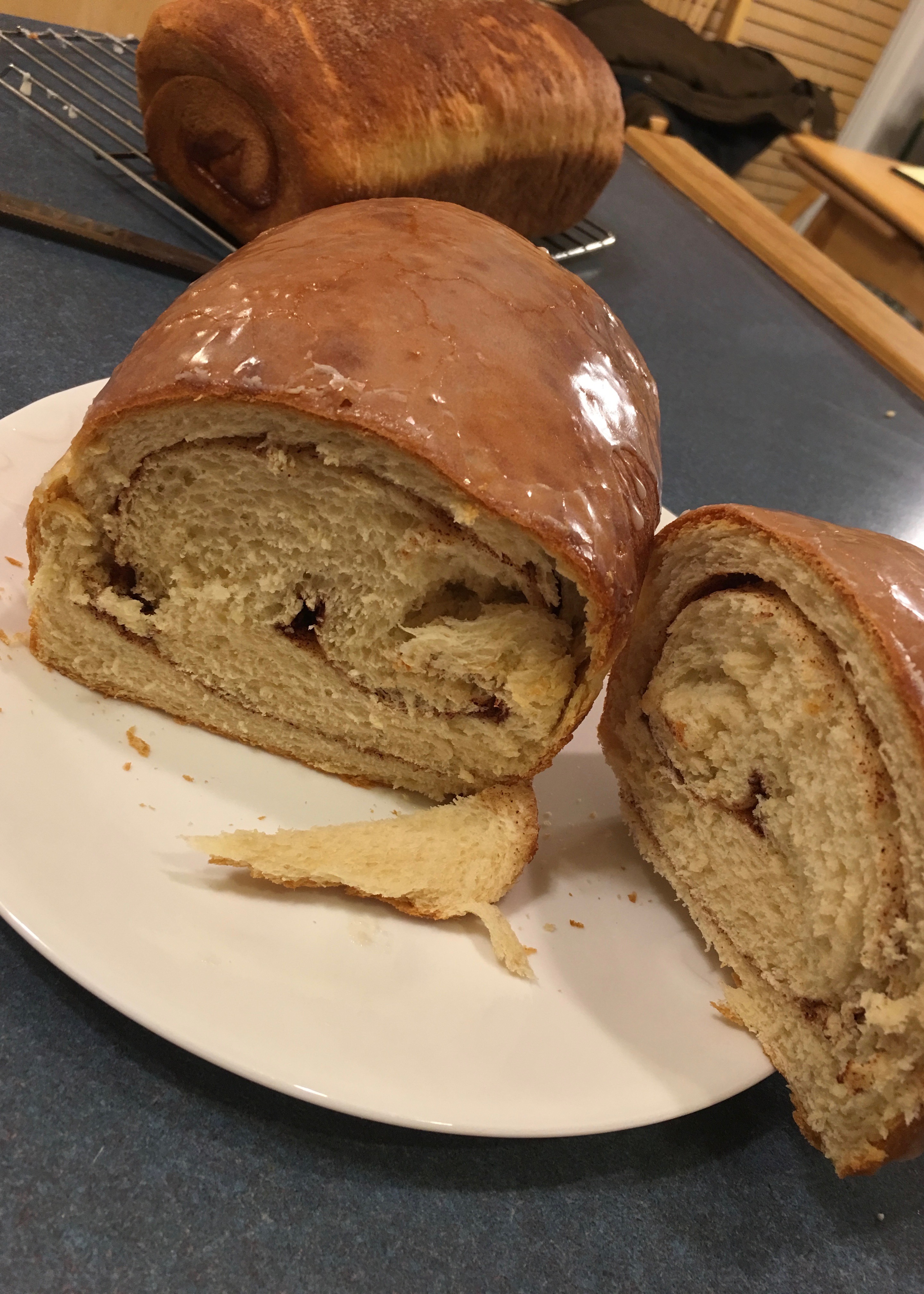 Cinnamon Egg Bread Barely Baking It