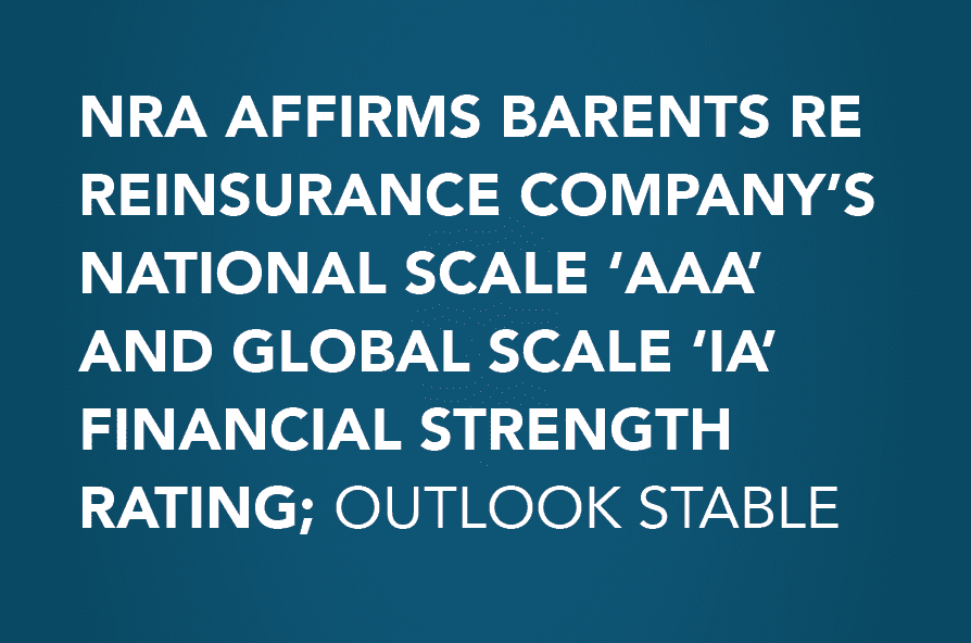 Financial Strength Rating; Outlook Stable Barents Re