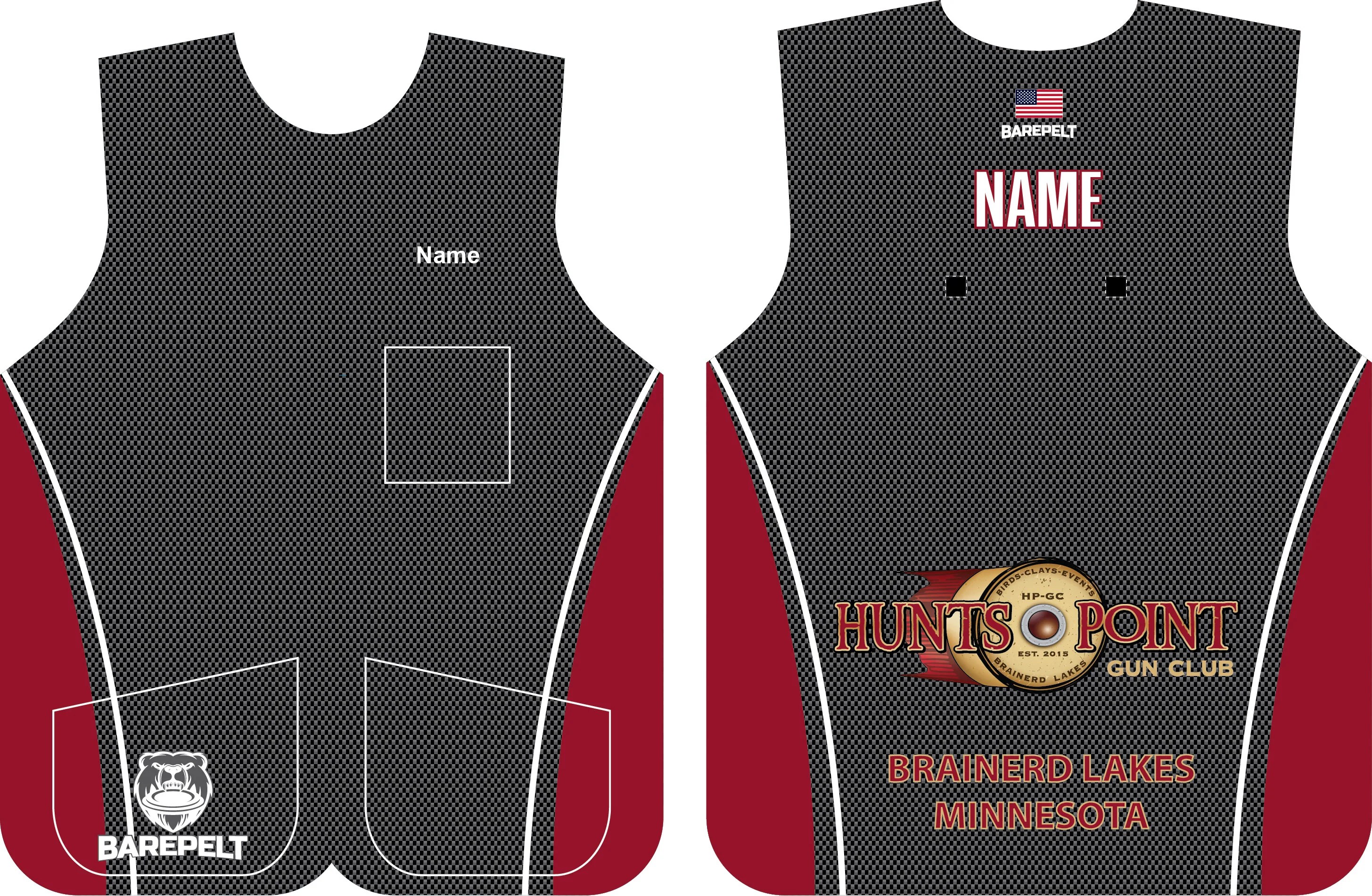 Hunts Point Gun Club Carbon Fiber Gen. 2 Vest Barepelt