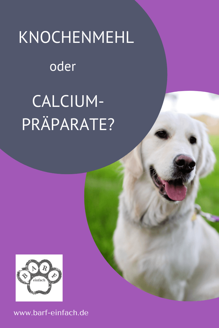 Wie man Knochenmehl? Calciumgehalt decken Barf Einfach