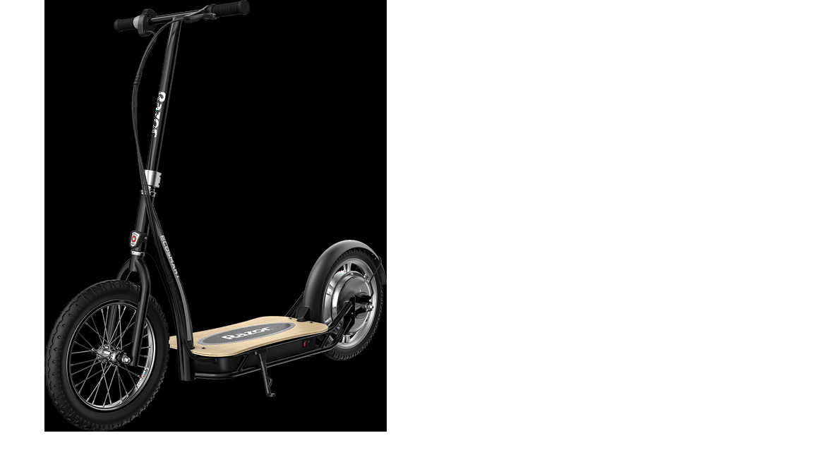 Razor Eco Smart SUP Electric Scooter Black, for Ages 16+ and up to 220 lbs, 16" Pneumatic