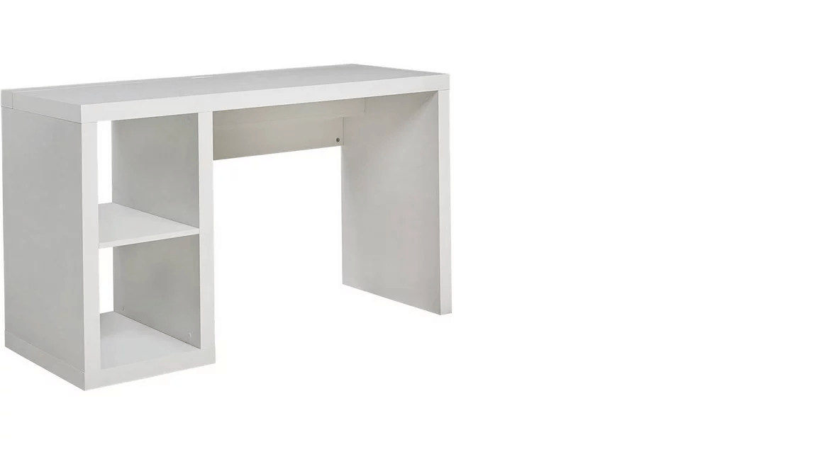 Better Homes & Gardens Cube Storage Office Desk, White BargainLow