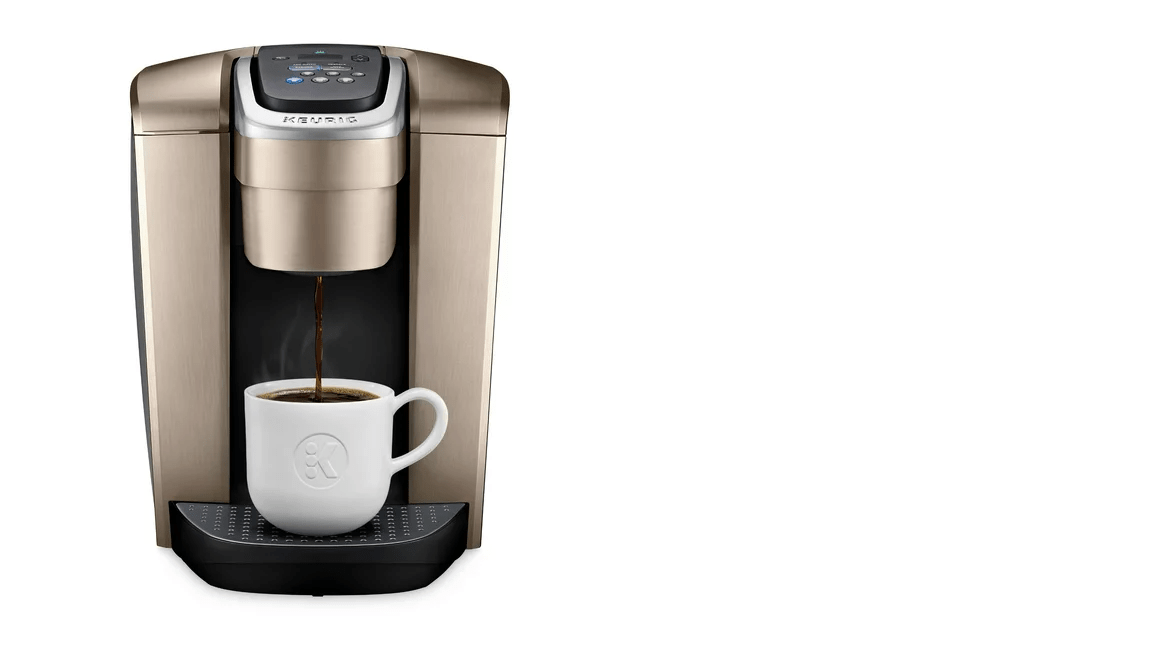 Keurig KElite, Single Serve KCup Pod Coffee Maker, Brushed Gold