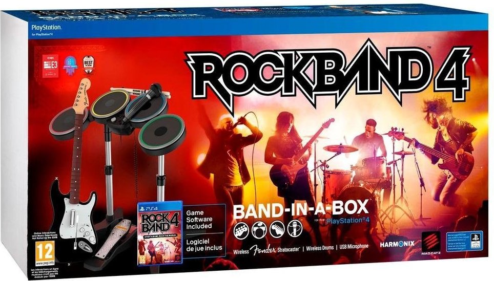 Rock Band 4 Band In A Box Bundle only 99.99!