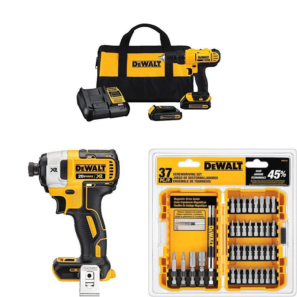 Dewalt DCD771C2 20V MAX Cordless LithiumIon 1/2 inch Compact Drill