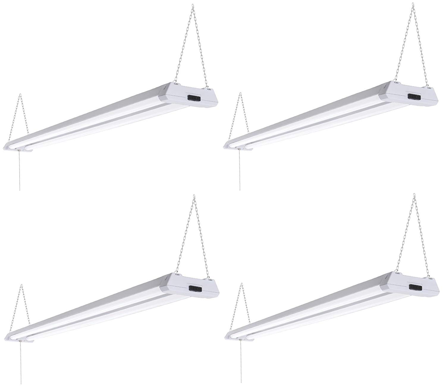 TriGlow 40W LED 4Foot Linkable Shop Lights (Pack of 4) 99.99