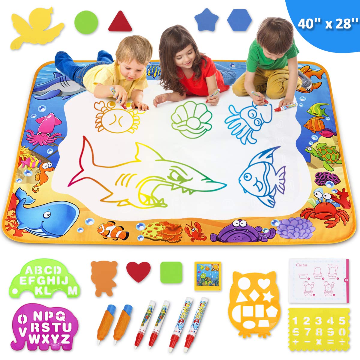 Toyk Aqua Magic Mat Kids Painting Writing Doodle Board Toy 14.32