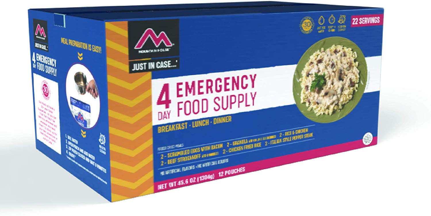 Mountain House 4Day Emergency Food Supply Freeze Dried Survival