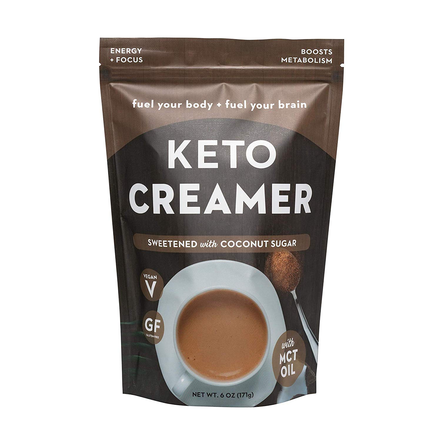 360 Nutrition KETO Creamer With MCT Oil Sweetened Coconut Sugar