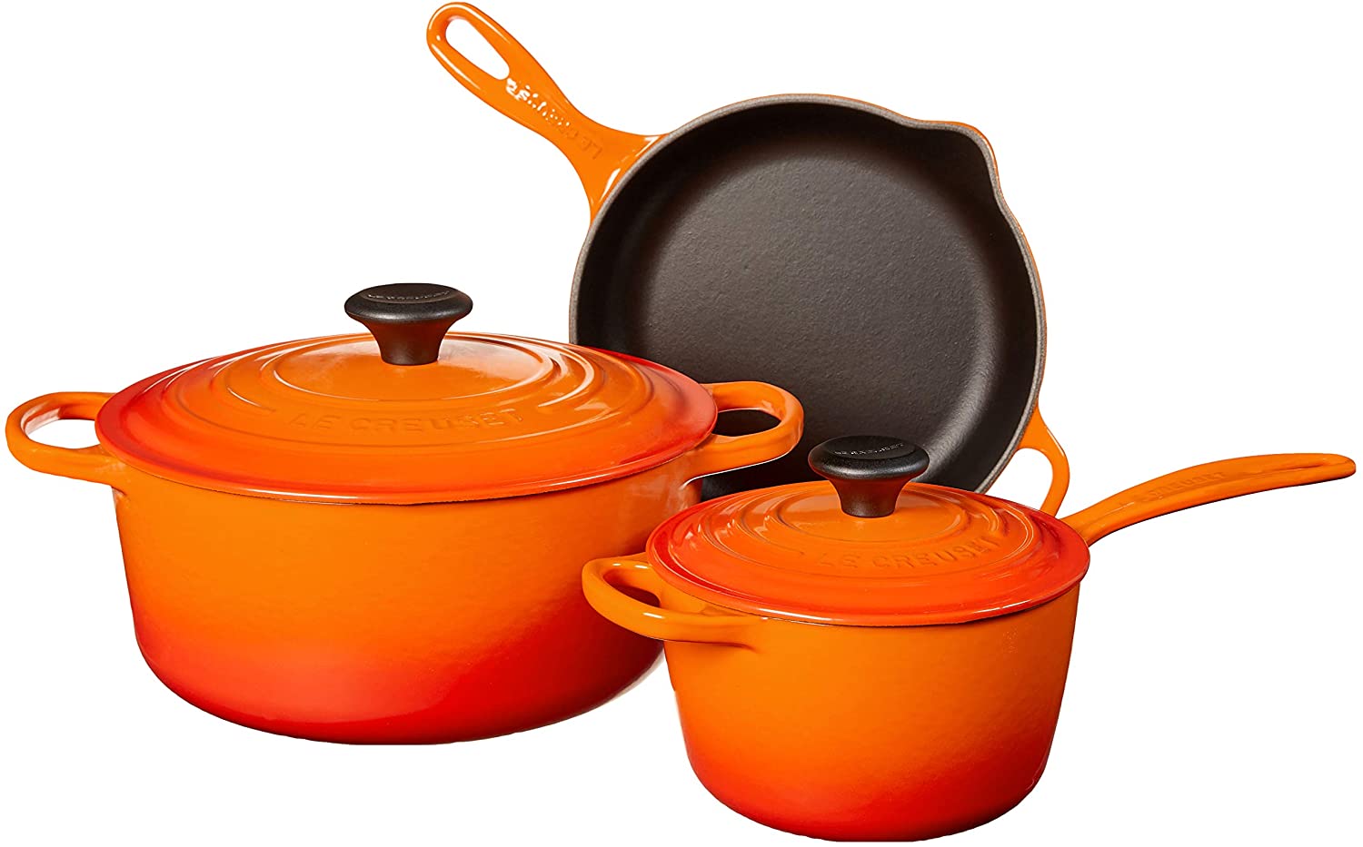 Le Creuset MS16052 Signature Enameled Cast Iron Cookware Set, 5Piece
