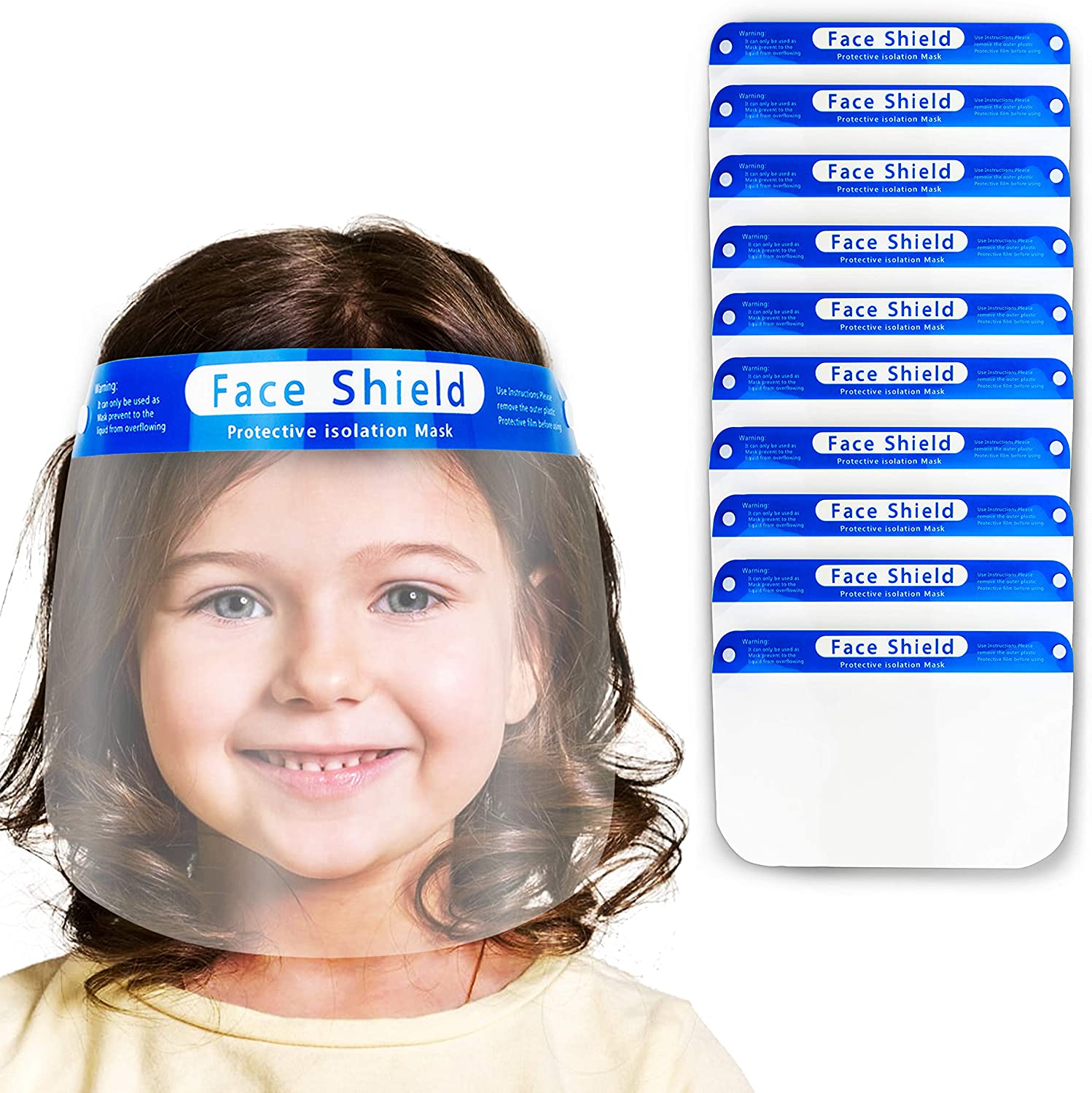V by Vye Kids AntiFog Face Shields 10 Pack Protective Corrosion