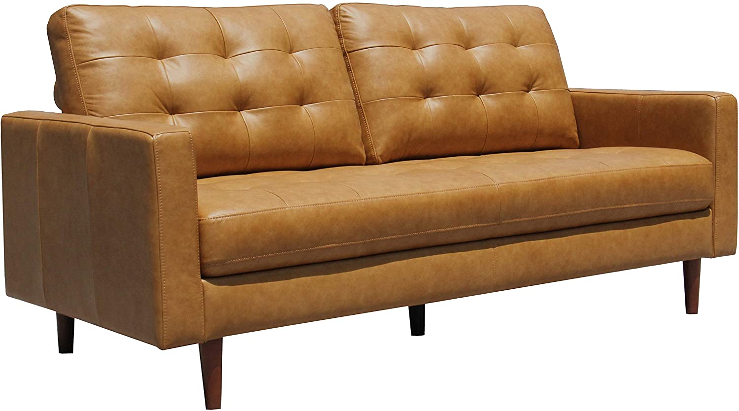Amazon Brand Rivet Cove MidCentury Modern Tufted Sofa with Tapered
