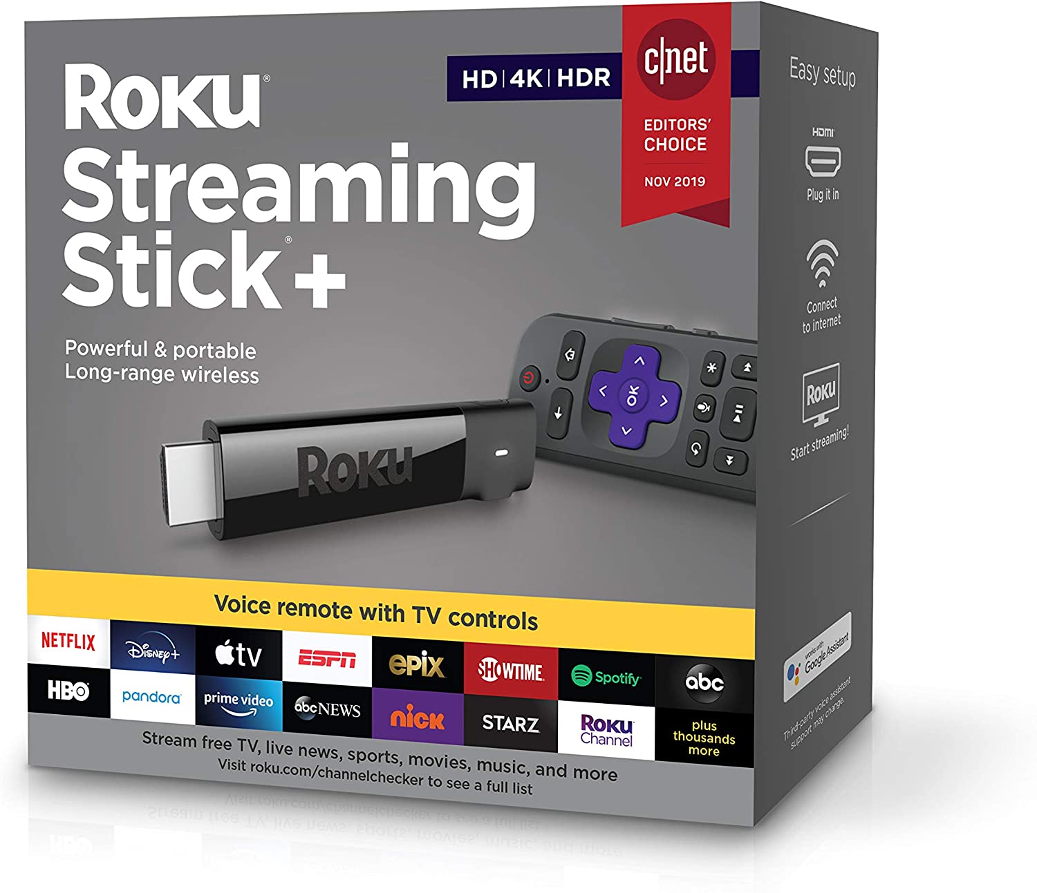 Roku HD/4K/HDR Streaming Device Only 29