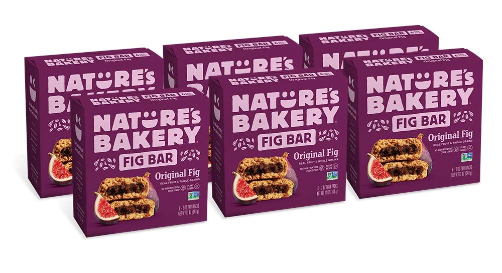 Nature’s Bakery Whole Wheat Fig Bars, Original Fig, Real Fruit, Vegan