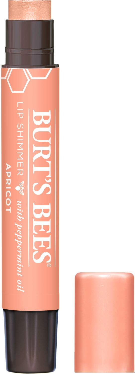 Burt’s Bees 100 Natural Moisturizing Lip Shimmer, Apricot 1 Tube 2.50