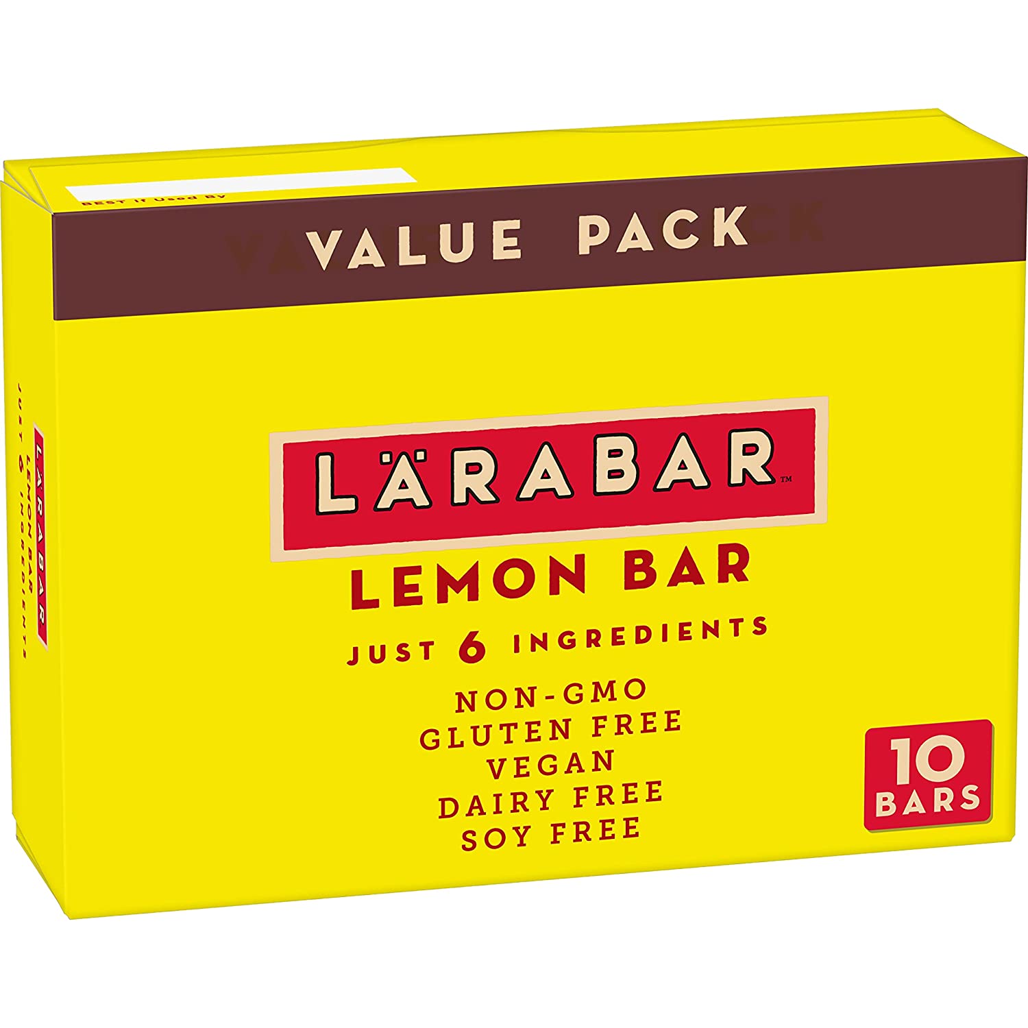 Larabar Gluten Free Bar, Lemon, Dairy Free, 10 ct, 16 oz 6.03