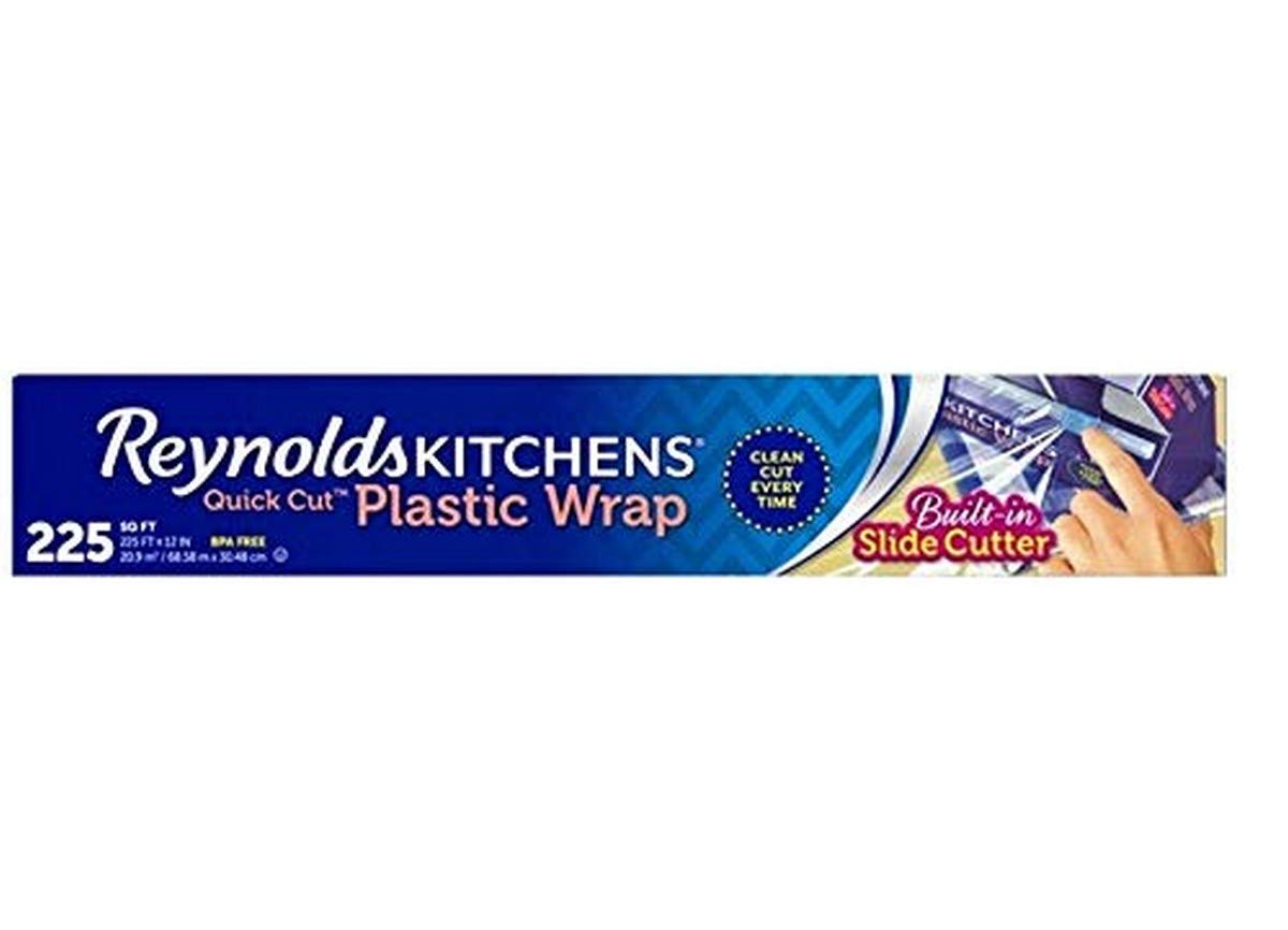 Reynolds Kitchens Quick Cut Plastic Wrap 225 Sq Ft roll 3.38