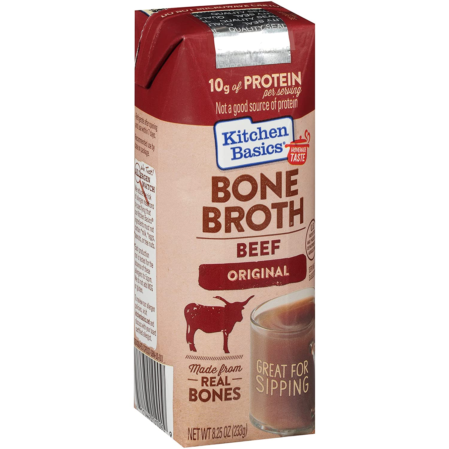 Kitchen Basics Original Beef Bone Broth, 8.25 fl oz 2.35