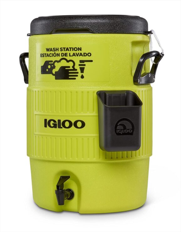 Igloo 510 Gallon Portable Sports Cooler Water Beverage Dispenser with