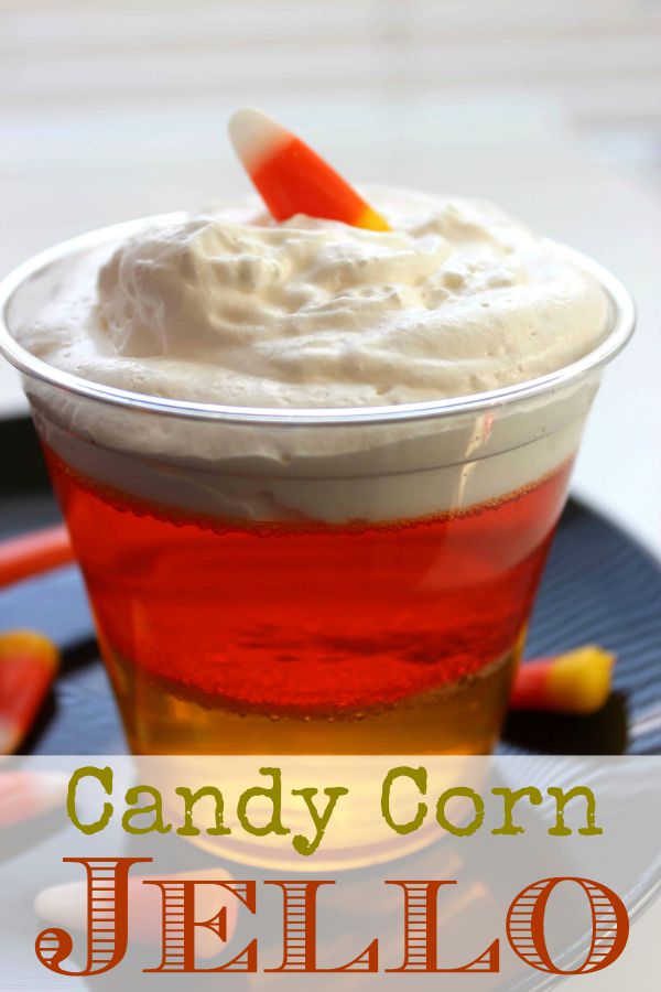 Candy Corn Jello Layered Dessert Recipe BargainBriana