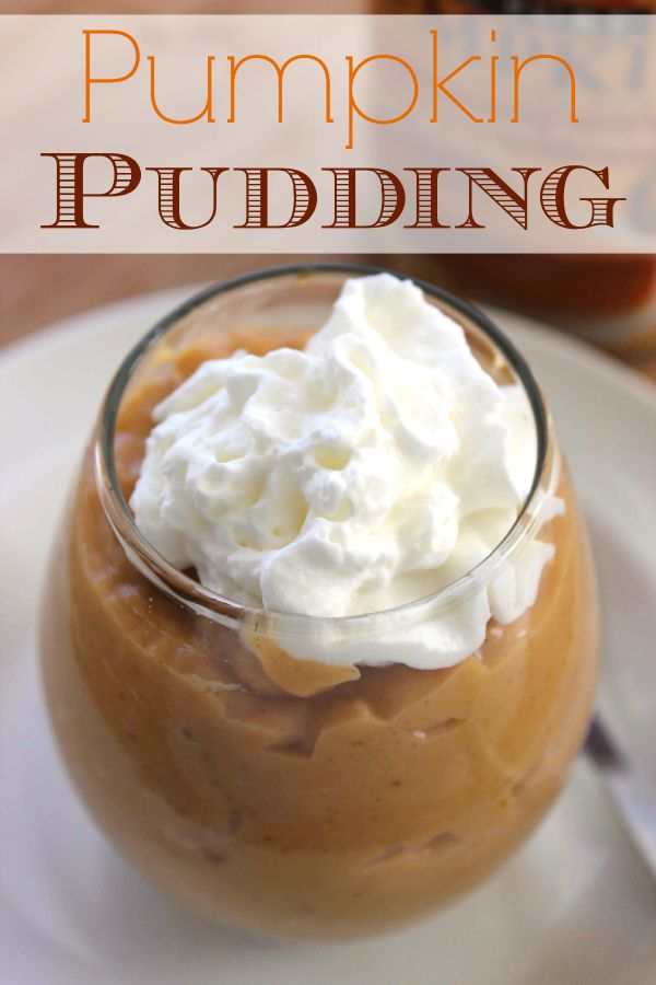 Homemade Pumpkin Pudding BargainBriana