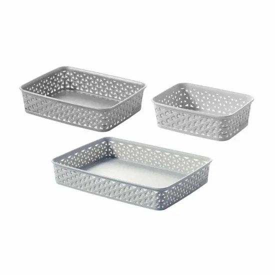 Curver MyStyle 3 Piece Basket Set Bargain Shark