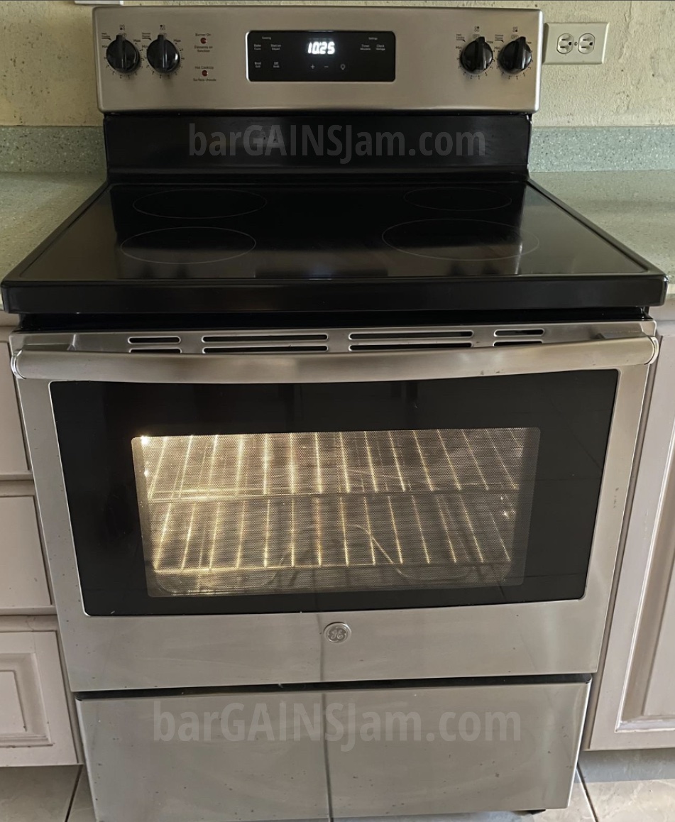 GE 30" SMOOTH TOP ELECTRIC STOVE -- HIGH END-- STEEL » BarGAINSjam