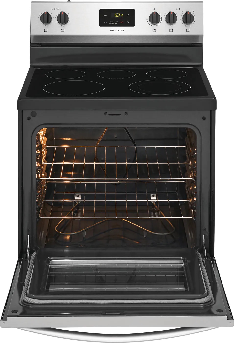 FRIGIDAIRE 30” 5-BURNER REAR CONTROL ELECTRIC STOVE » BarGAINSjam